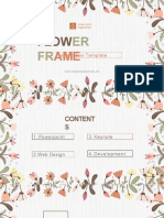 Flower Frame Google Slides