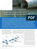Novel Methods For Monitoring Wastewater