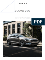 Volvo V60: Listă de Prețuri - Model Year 2022