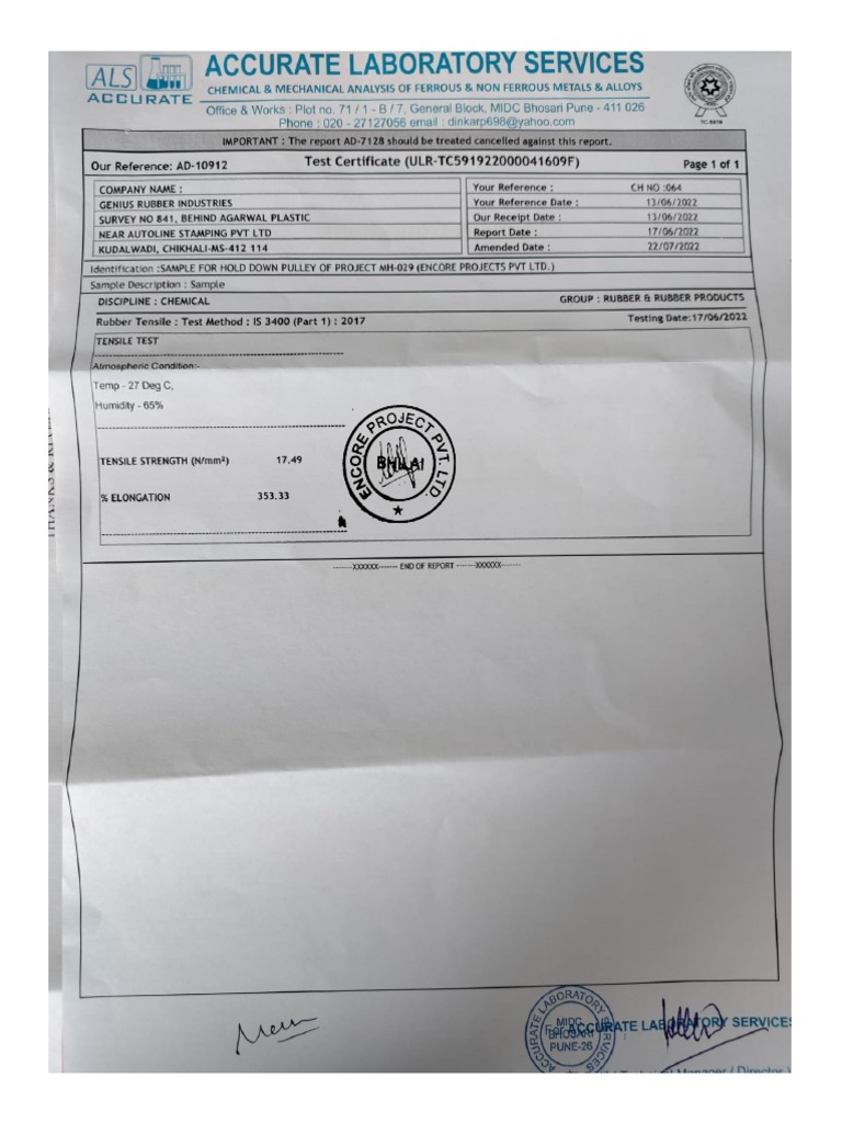 Rubber Test 1MH029 PDF