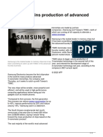 Samsung Production Advanced 3nm Chips PDF
