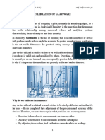 Calibration of Glassware: Analytical Chemistry (CHEM - 311) Atif - Zia@uos - Edu.pk