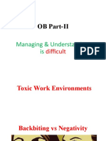 OB-Toxic Work Environments