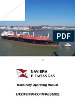 LNGC Hispania Spirit - IMO 9230048 - Machinery Operating Manual