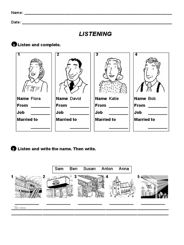 Examen 5 - Unit 5 - Listening | PDF