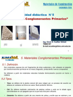Tema5 MaterialesConglomerantesPrimarios MaterialesConst Ing ErickCuellar