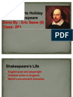 LA Holiday Task 1 Shakespeare Power Point