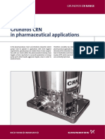 Grundfos CRN in Pharmaceutical Applications
