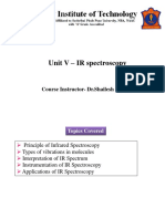 Unit 5-Lecture 2 - IR Spectrosocpy