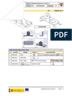 Creación de pieza en SolidWorks con croquis y cotas