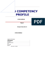 Sample Report of KYKO Personality Profile For Competency Management