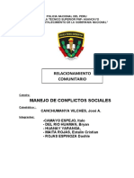 Relaciones Con Las Comunidades