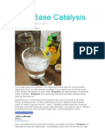 Acid-Base Catalysis: by Beth Touchette - April 21, 2010