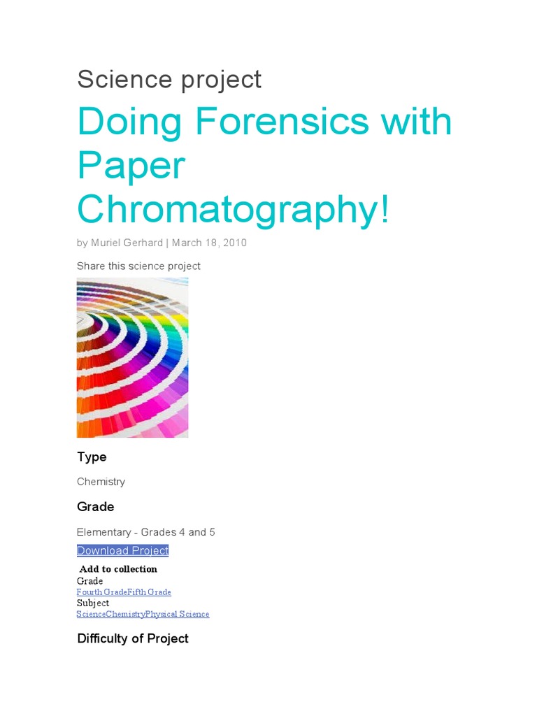 Chromatography Hacks Effortless Pigment Identification - fkorzry