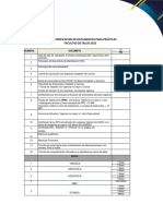 Lista de Verificacion de Documentos de Practica