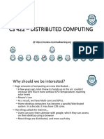 Cs 422 - Distributed Computing: Why Should We Be Interested?