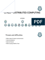 Cs 422 - Distributed Computing: Threats and Difficulties