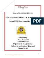 (Irrigation Management) Fundamentals of Agronomy 2