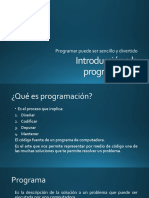 Introducción a la programación