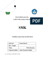 Soal Us Pai Dan BP SMK 2022 Paket 02