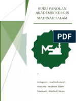 Buku Panduan Akademik Kursus Madinah Salam1 2022