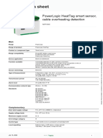 Product Data Sheet: Powerlogic Heattag Smart Sensor, Cable Overheating Detection