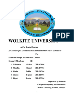 Wolkite University Car Rental System Documentation