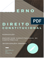 CONSTITUCIONAL - FEDERAÇÃO E REPARTIÇÃO DE COMPETÊNCIAS