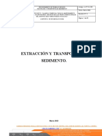 LK-PT-SI-003. Extraccion y Transporte de Sedimentos.