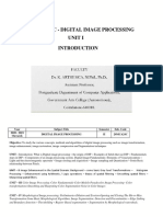 20Mca24C - Digital Image Processing Unit I