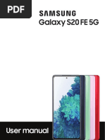 Samsung Galaxy s20 Fe 5g Manual Optimized