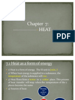 Heat transfer and changes of state