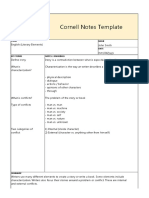 Cornell Notes Template 4 - TemplateLab