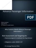 Advance Passenger Information