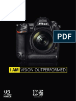 Brochure Nikon D5 de CH - Original