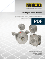 Multiple Disc Brakes: Posi-Torque Winch Brakes, Pressure Override Brakes, Wheel Mount Brakes, and Driveline Brakes