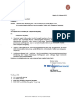 Surat Permohonan Monitoring Dan Evaluasi MCD Edutown Dan Pondok Cabe - 04 Februari