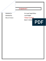 Assignment I: Virtual Assistant