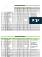 Programacion Academica Economia 2022-1 y 2022-2