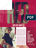 Taylor Swift - Red (Deluxe) (Edited) - Booklet