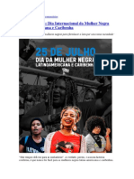 [Papo Reto] Dia 25 de julho Dia Internacional da Mulher Negra Latino-Americana e Caribenha