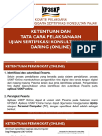 Ketentuan Dan Tata Cara Uskp Online - 2022