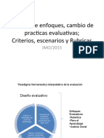 Evaluación para el aprendizaje enfoques y criterios