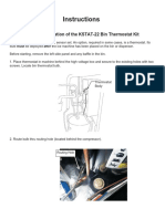 Instructions: For The Installation of The KSTAT-22 Bin Thermostat Kit
