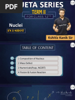 Nuclei in One Shot - Class Notes - LEC-6 - PPT-6 - Physics - Nuclei - Vijeta Series - Kshitiz Kanik Sir - RAM NIWAS