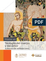 Master Teologia Del Cuerpo y Del Amor