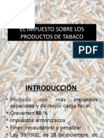 El Impuesto Sobre Los Productos de Tabaco