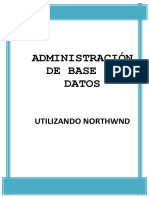 Administración de Base de Datos: Utilizando Northwnd