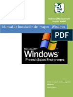 Manual de Instalación de Imagen Windows PE Ok