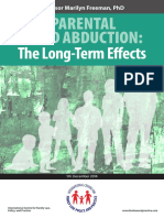 The Long-Term Effects: Parental Child Abduction